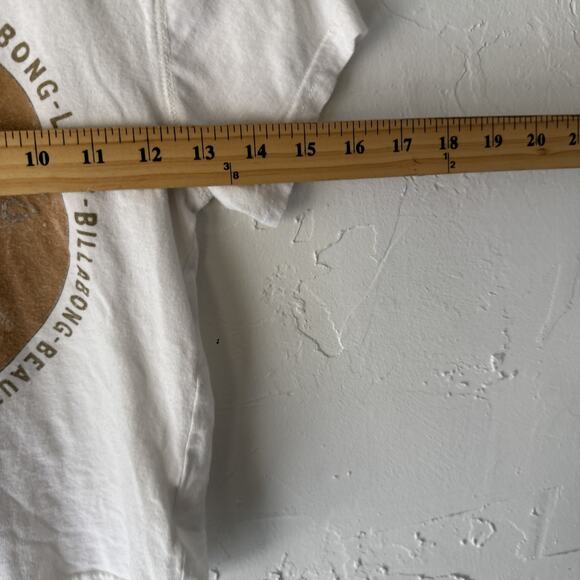 Billabong Shirt Celestial Small White Sun Moon Graphic Tee Short Sleeve Cotton - Picture 5 of 7